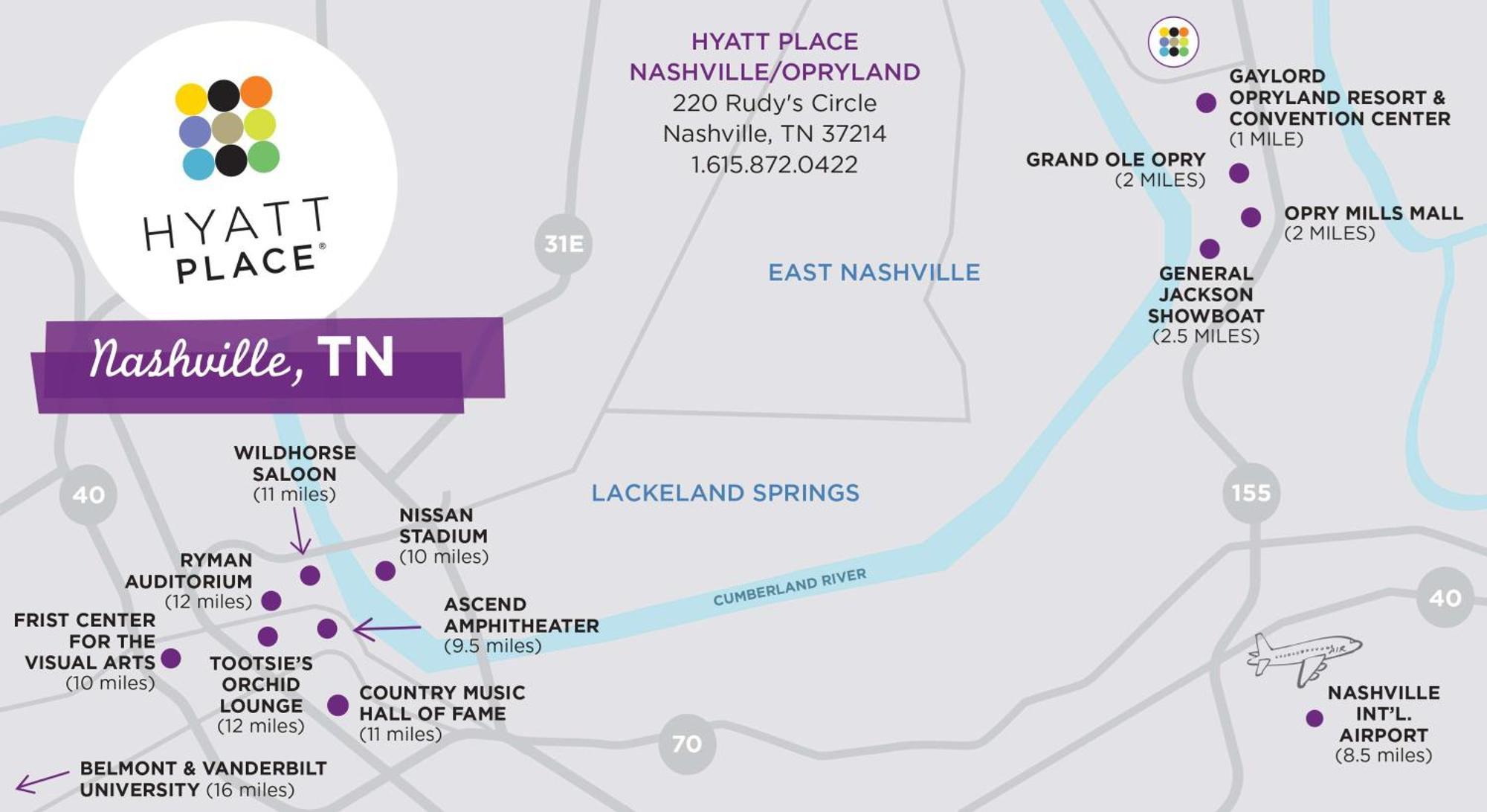 Hyatt Place Nashville Opryland Екстериор снимка